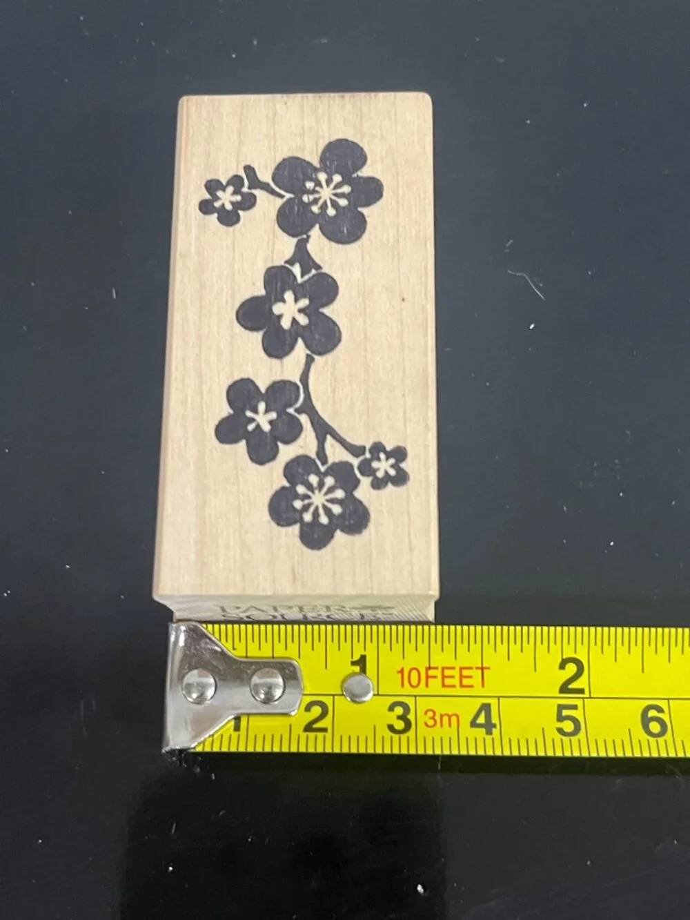 Vintage Stampin' Up Tropical Floral Rubber Stamp Lot 7 Pc